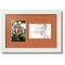 ArtToFrames Collage Photo Picture Frame with 2 - 4x6 inch Openings, Framed in White with Over 62 Mat Color Options and Regular Glass (CSM-3966-102)
